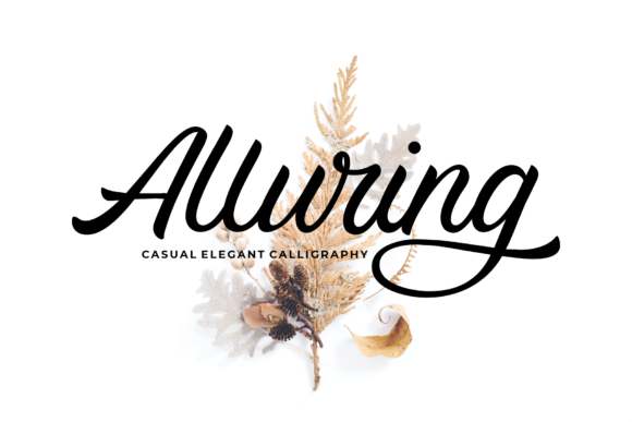 Alluring Calligraphy Script Font for Creative Projects