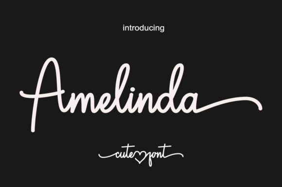 Amelinda: A Delicate Script Font for Modern Branding