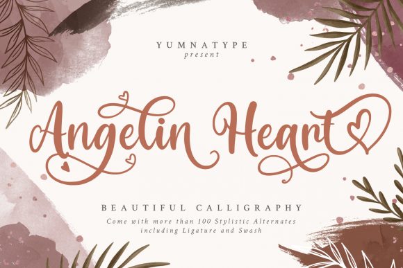 Angelin Heart: A Script Font for Modern Editorial Design