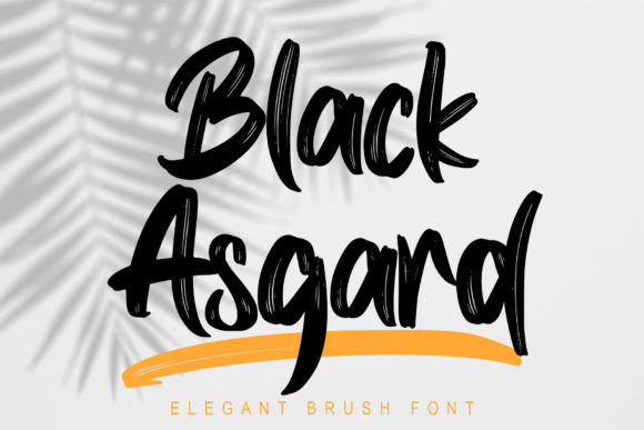 Black Asgard Font Review for Branding Projects