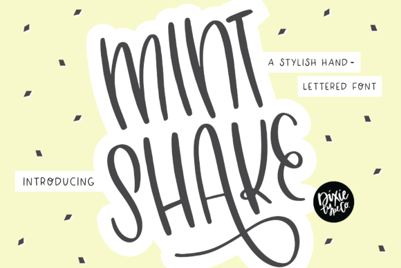 Boost Your Campaign with the Mint Shake Font