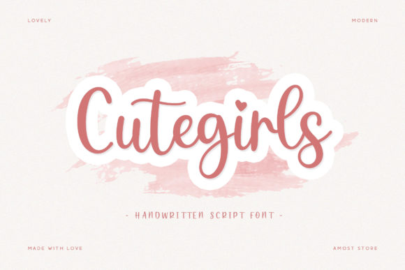 Bring Your Creations to Life with Cutegirls Font