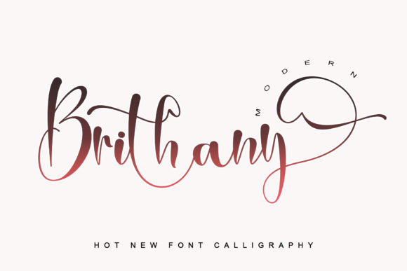 Brithany: A Stylish Font for Modern Campaigns