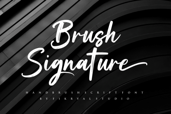 Brush Signature: A Gentle Script Font for Editorial Design