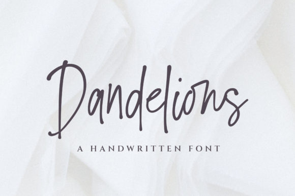 Dandelions Font Review: A Whimsical Script for Delicate Branding