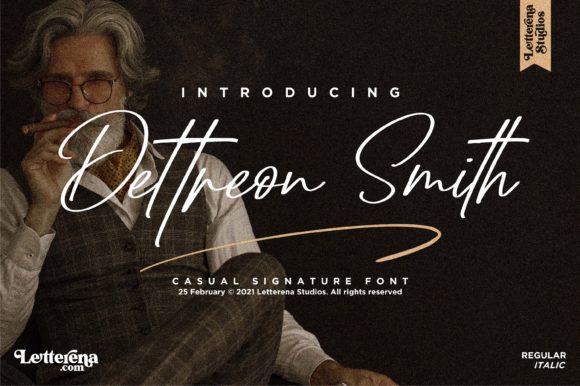 Dettreon Smith Font Review for Web Design