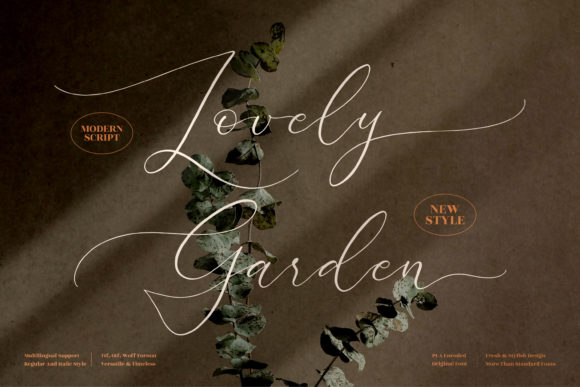 Discover the Elegance of Lovely Garden Font