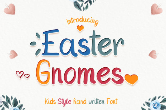 Easter Gnomes Font for Business Branding