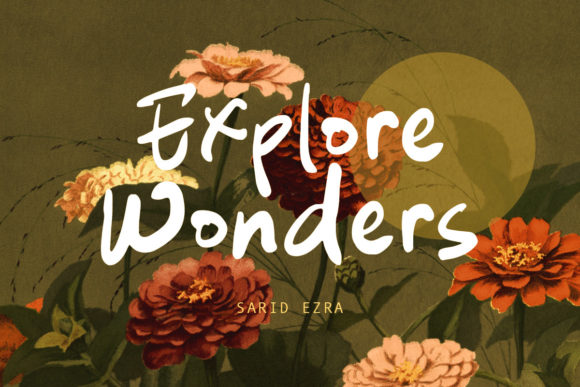 Explore Wonders Font for Handmade Creations