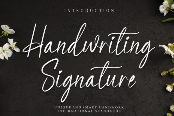 Handwriting Signature: A Timeless Font for Handmade Creations