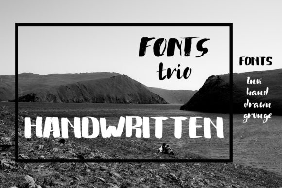 Handwritten Trio: A Font That Elevates Branding with Class