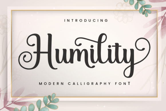 Humility: A Delicate Script Font for Branding Projects