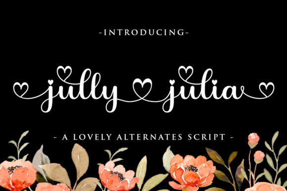Jully Julia: A Handwritten Font for Editorial Elegance