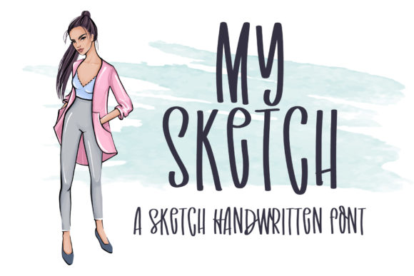 My Sketch: A Handwritten Font for Creative Craft Projects