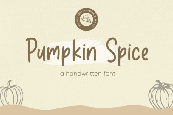 Pumpkin Spice Font for Handmade Creations