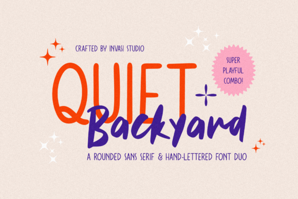 Quiet Backyard: A Font for Calm and Creative Expression