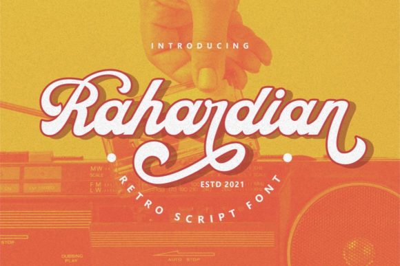 Rahardian: A Stylish Handwritten Font for Creative Projects