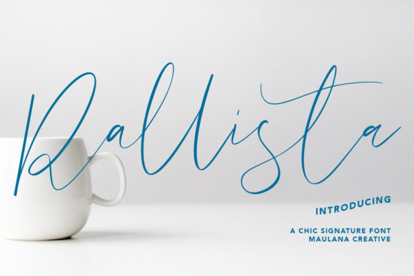 Rallista: A Delicate Script Font for Modern Editorial Design