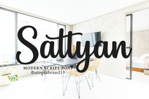 Sattyan Font for Campaign Creativity