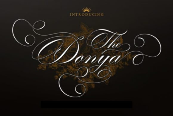 The Donya: A Script Font for Modern Branding