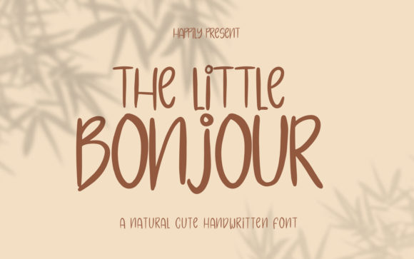 The Little Bonjour: A Script Font for Modern Branding