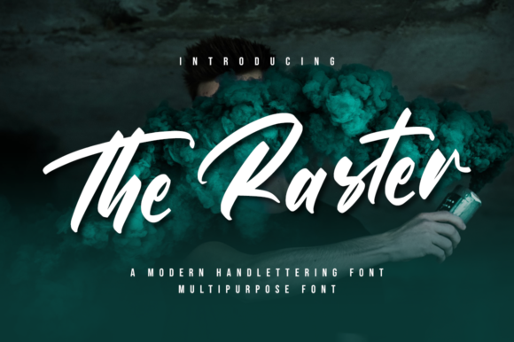 The Raster: A Luxurious Handwritten Font for Modern Branding