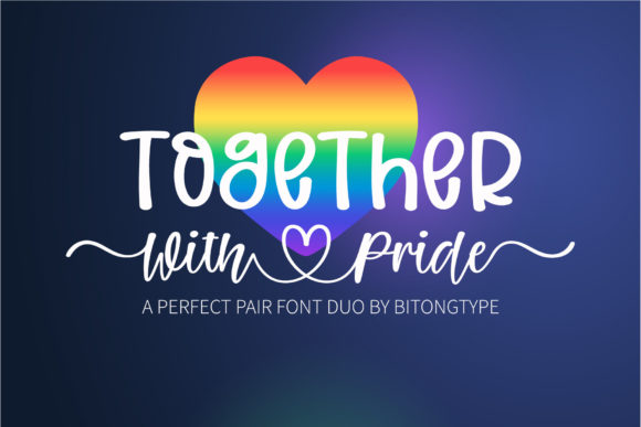 Together with Pride: A Charming Font for Branding Projects