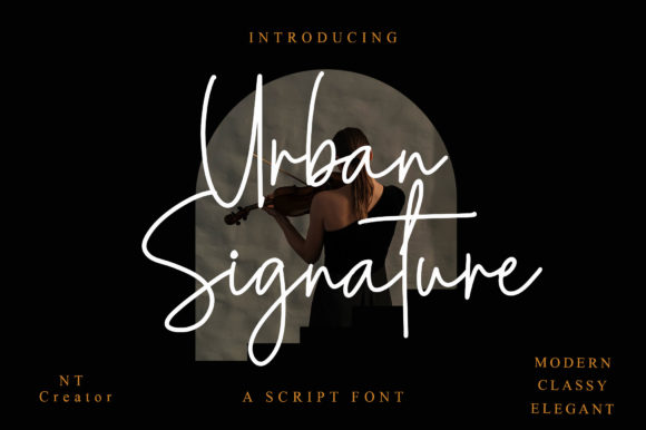 Urban Signature Font for Web Design