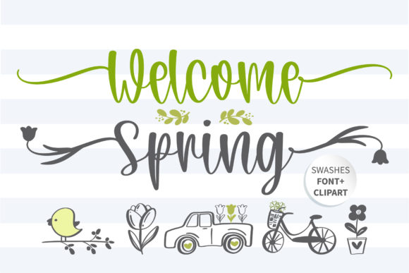 Welcome Spring Font for Branding Projects